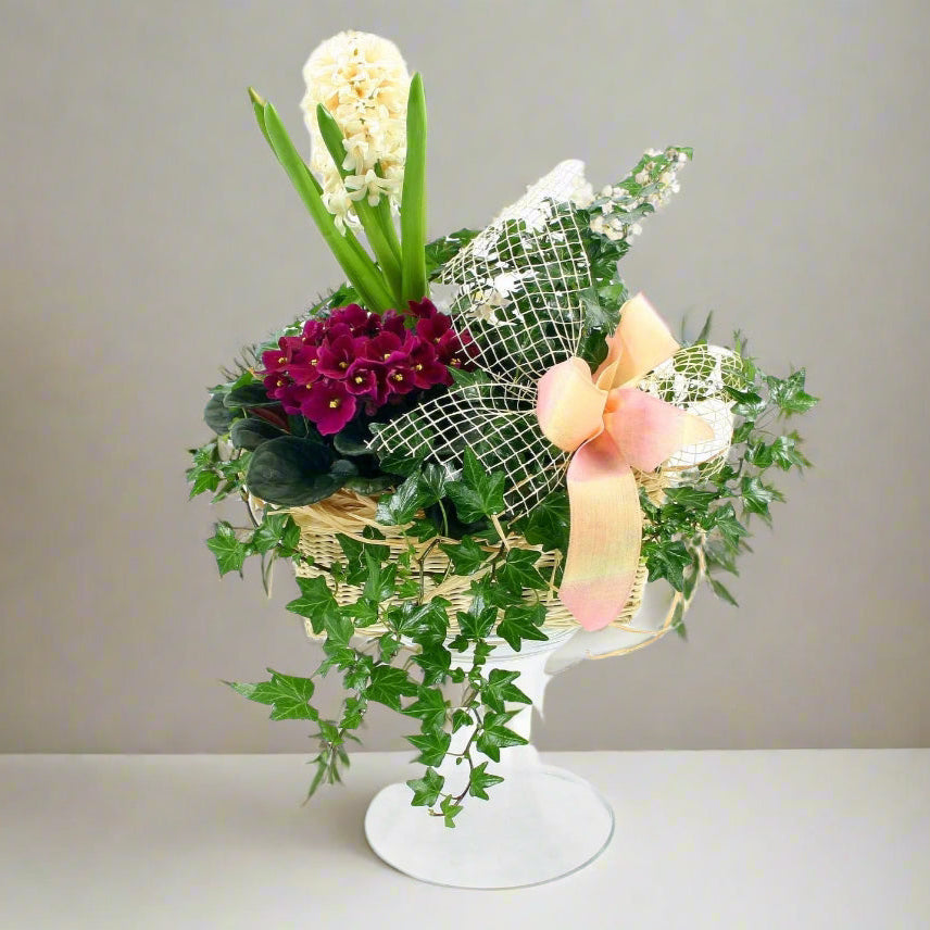 Kosz Wiosenny ogród - roze.pl